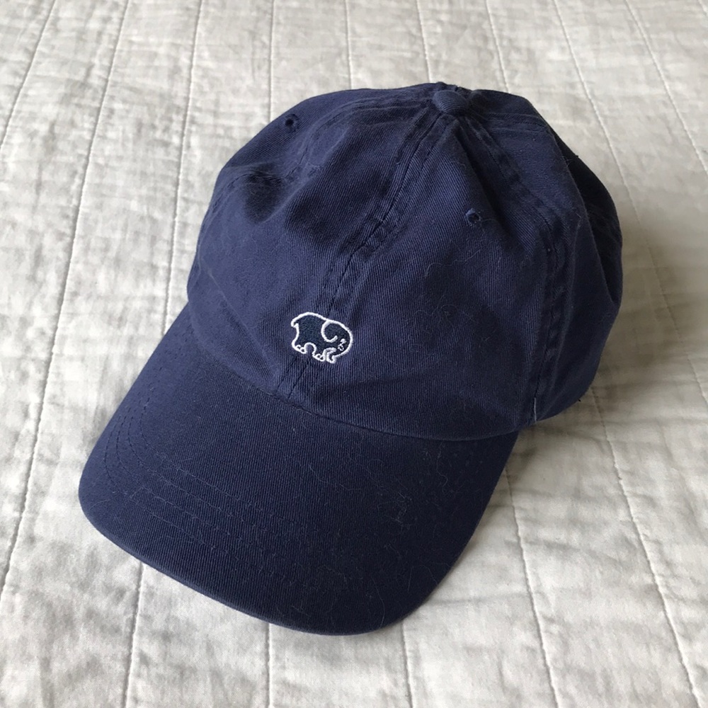 Ivory Ella navy blue cap